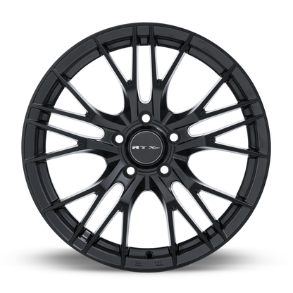 17x7.5 RTX Vertex Satin Black Wheel 5x112 (40mm)