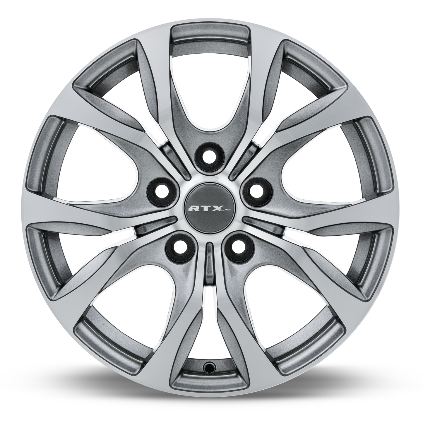 18x7.5 RTX Windsor Gunmetal Machined Wheel 5x5 (35mm)