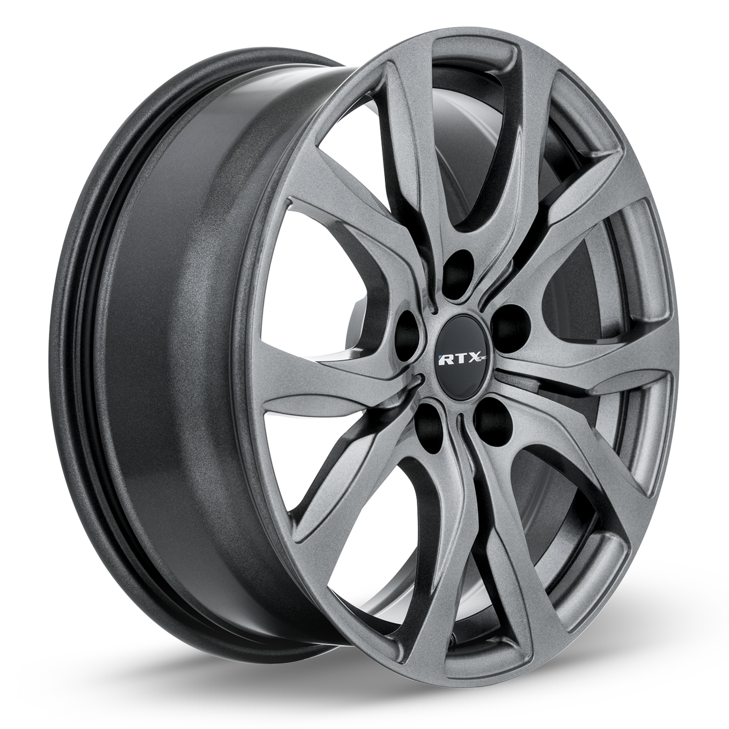 17x7 RTX Windsor Gunmetal Wheel 5x5 (35mm)
