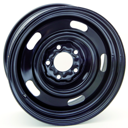 15x6 RTX Steel Black Wheel 5x4.5 (7mm)