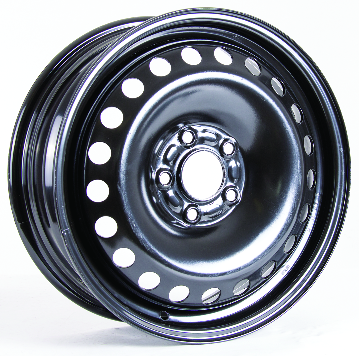 16x6 RTX Black Steel Wheel 5x4.25 (50mm)