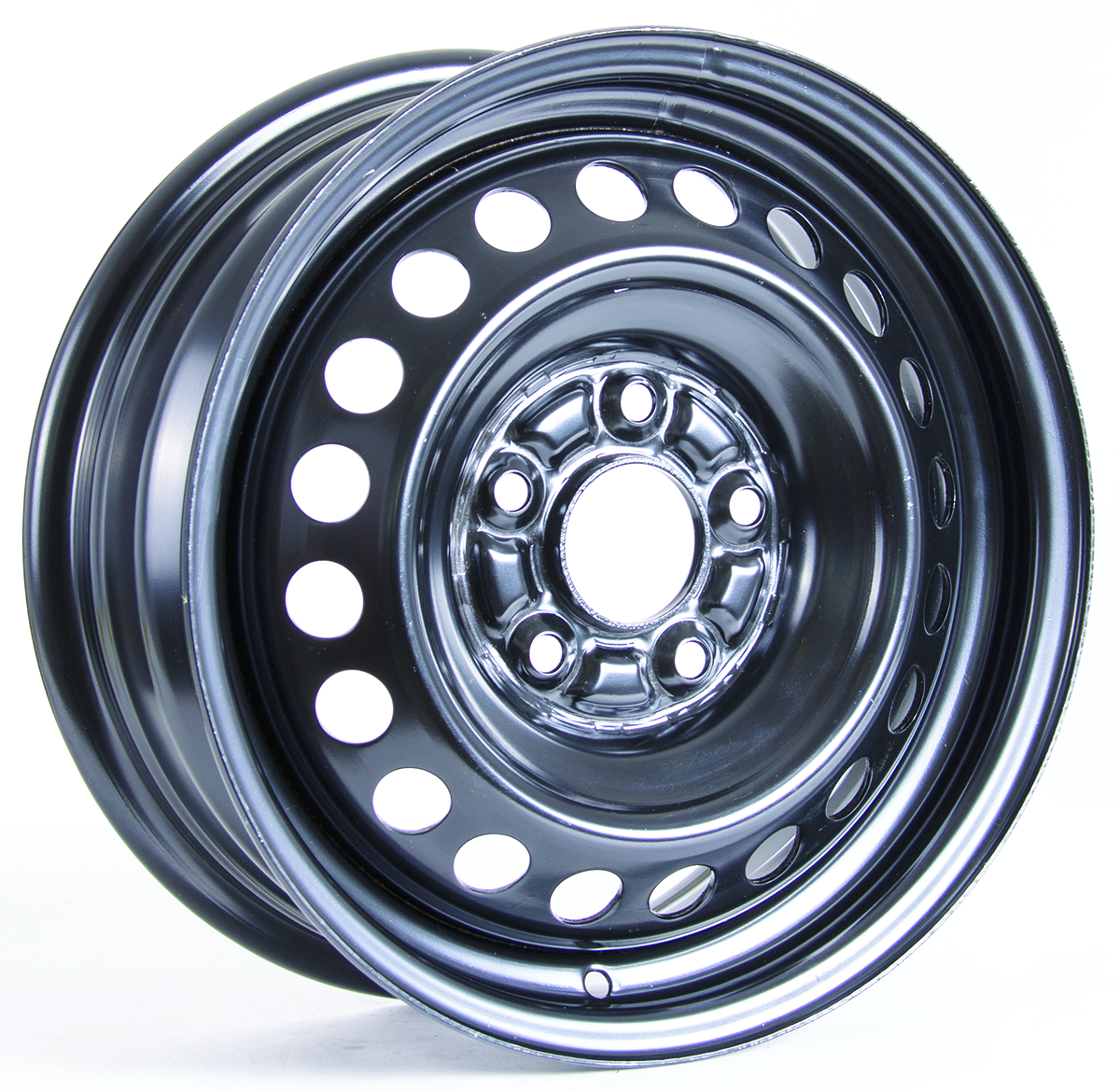15x6 RTX Black Steel Wheel 5x4.5 (45mm)