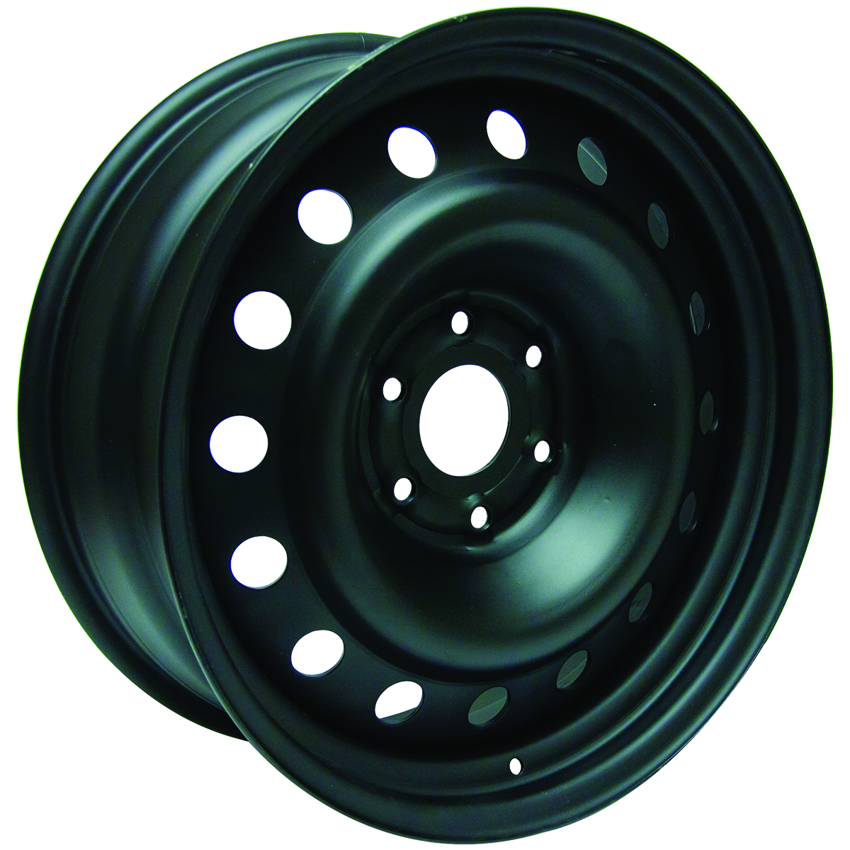 20x8 RTX Black Steel Wheel 6x5.5 (20mm)