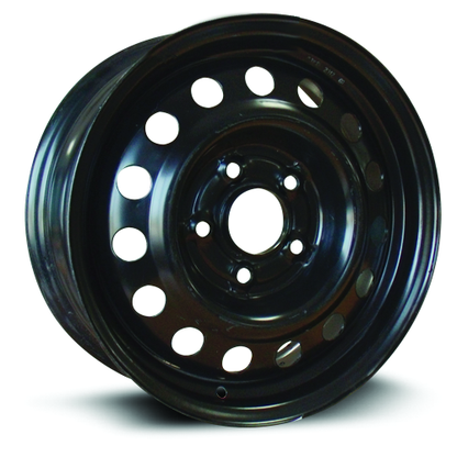 15x6 RTX Steel Black Wheel 5x4.5 (45mm)