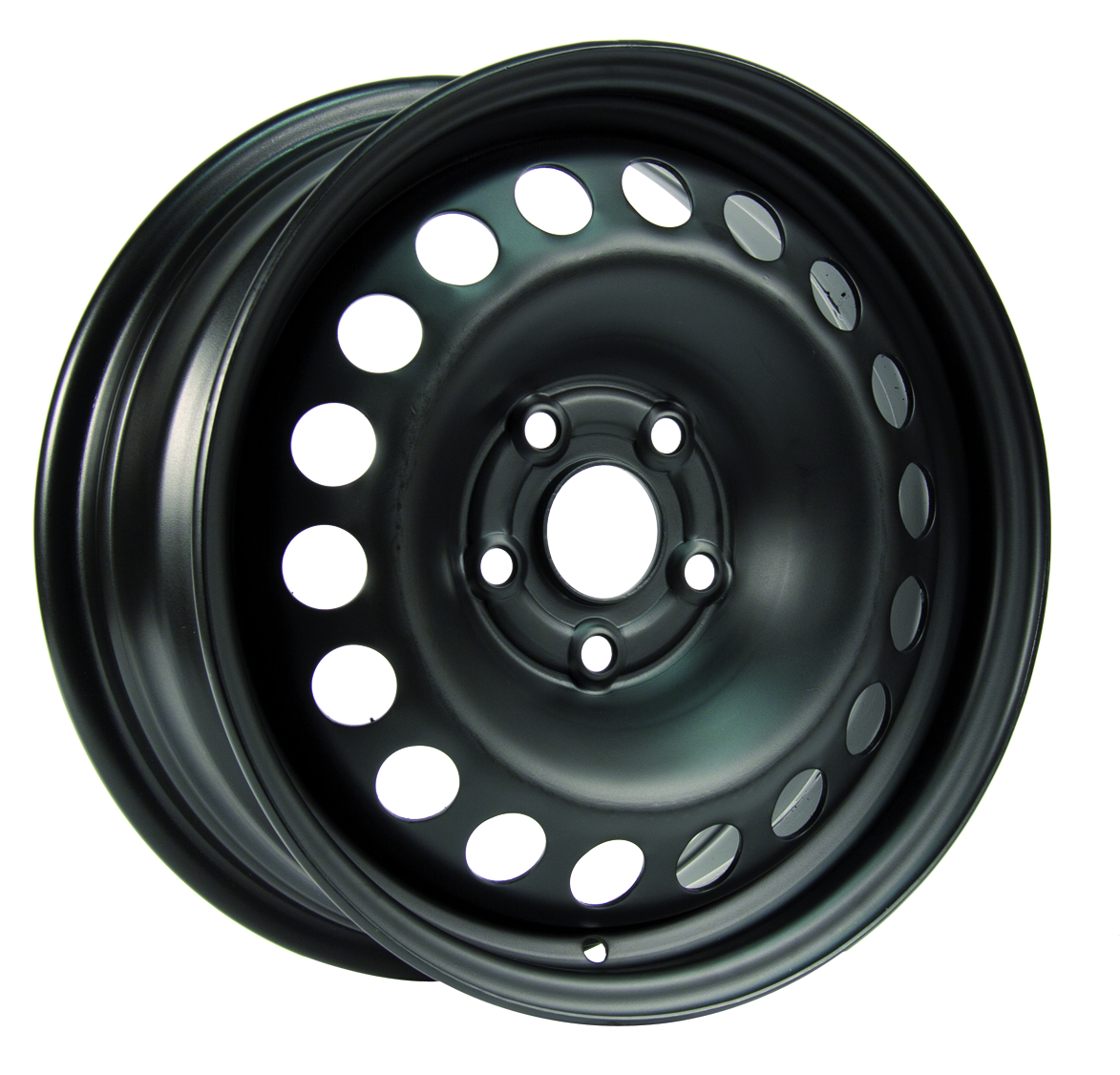 15x6.5 RTX Black Steel Wheel 5x105 (39mm)