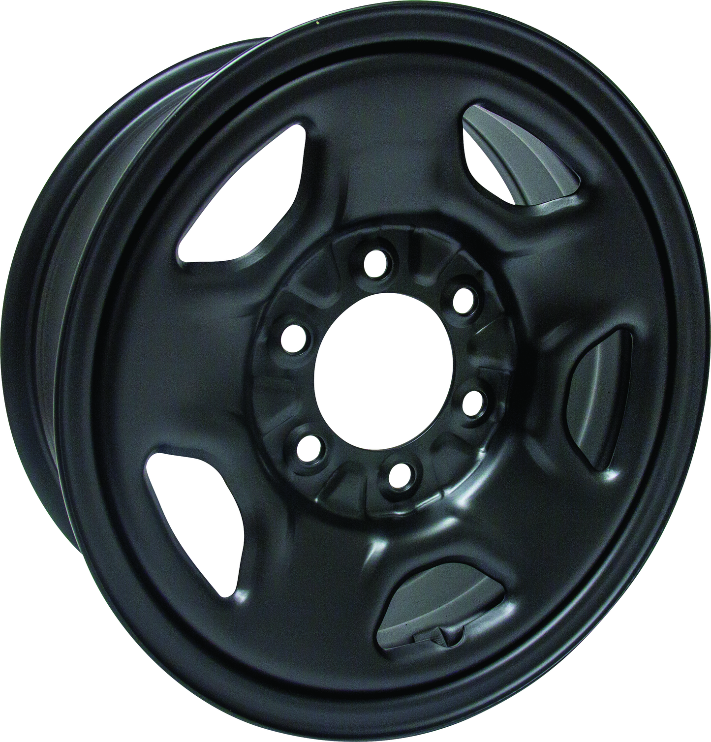 16x6.5 RTX Black Steel Wheel 6x5.5 (25mm)