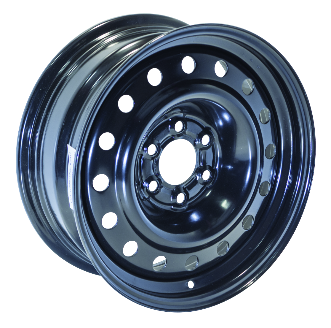 16x6.5 RTX Black Steel Wheel 6x4.5 (25mm)