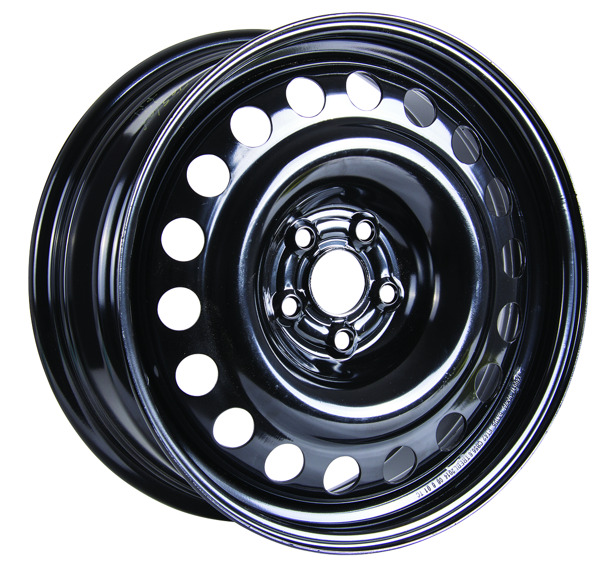 17x7 RTX Black Steel Wheel 5x105 (42mm)