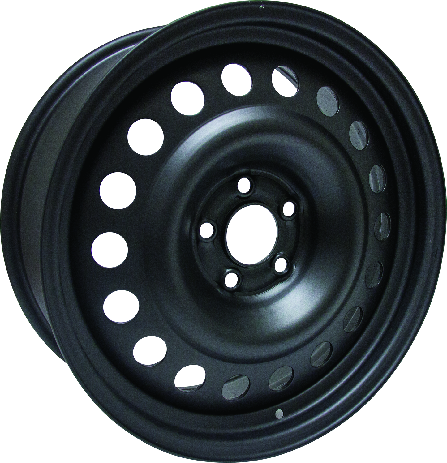 18x7.5 RTX Black Steel Wheel 5x112 (45mm)
