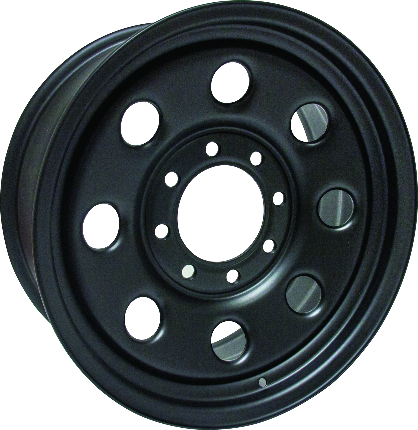 18x8 RTX Steel Black Wheel 8x6.5 (25mm)