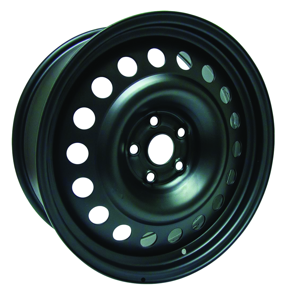 18x7.5 RTX Black Steel Wheel 5x115 (44mm)