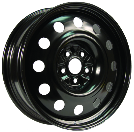 19x7.5 RTX Black Steel Wheel 5x4.5 (40mm)