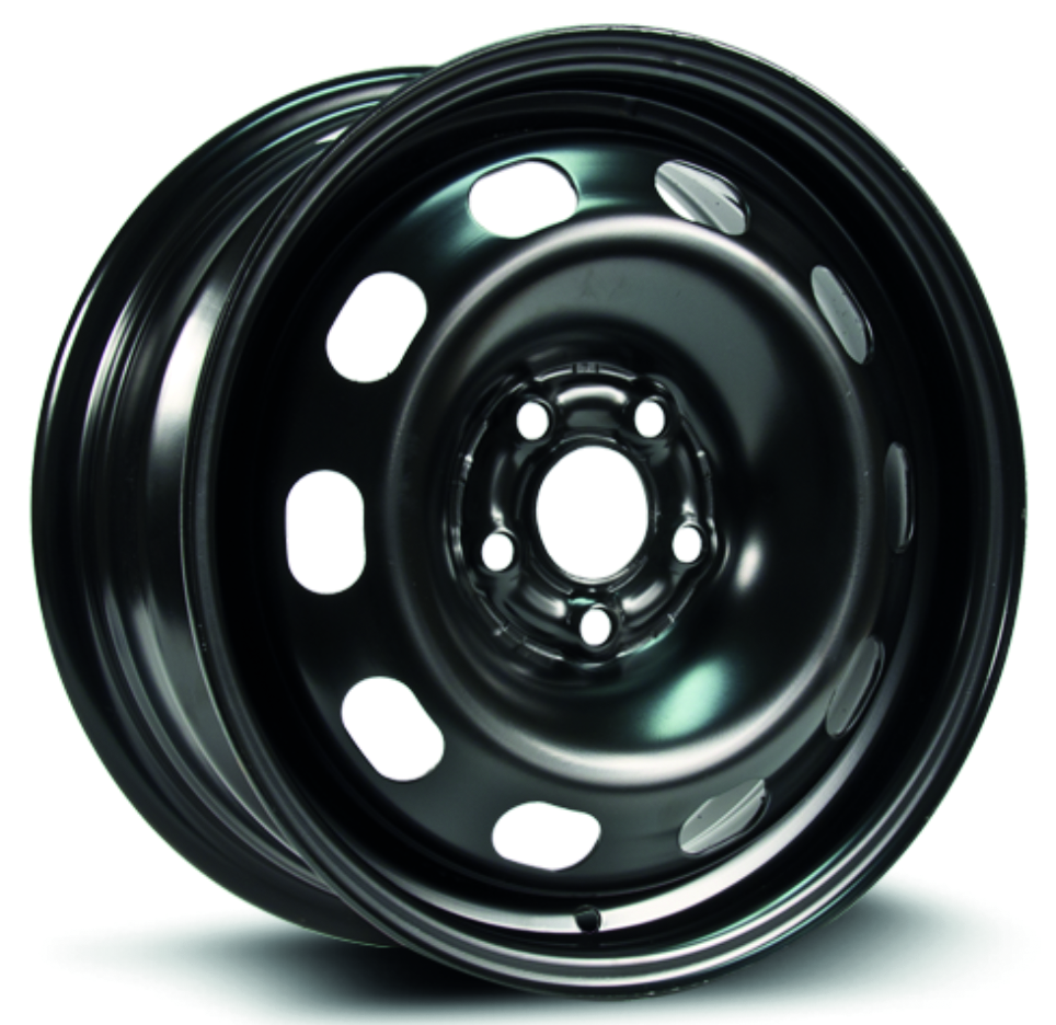 15x6 RTX Black Steel Wheel 5x100 (38mm)