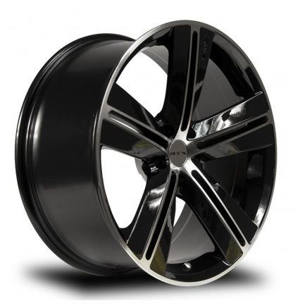 17x7.5 RTX SMS Black Machined Wheel 5x4.5 (40mm)