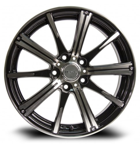 14x5.5 RTX Spark Black Machined Wheel 4x100 (38mm)