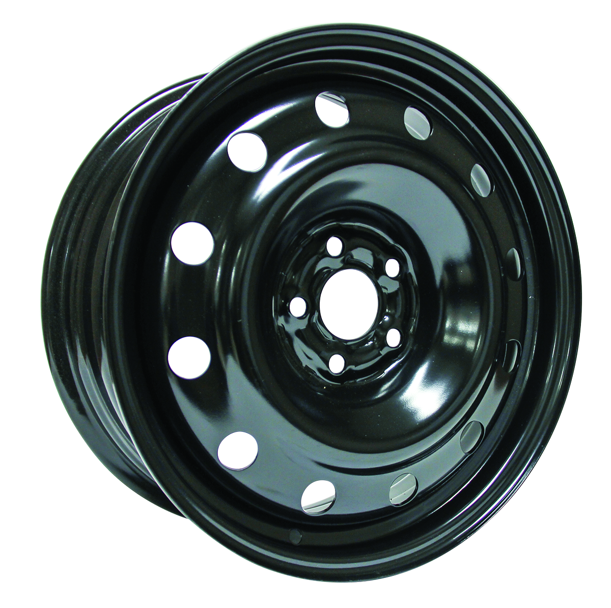 16x6.5 RTX Black Steel Wheel 5x100 (44mm)