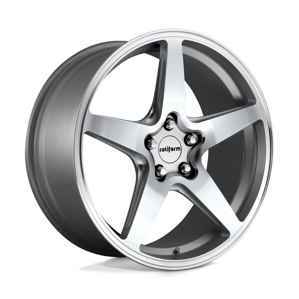 18x8.5 R147 Rotiform WGR Gloss Silver Wheel 5x112 (30mm)
