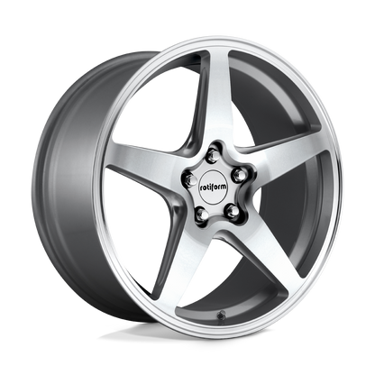 20x8.5 Rotiform R143 LAS-R Gloss Silver Wheel 5x100 (45mm)