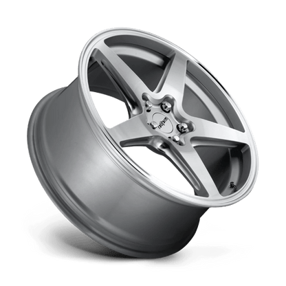 20x8.5 Rotiform R143 LAS-R Gloss Silver Wheel 5x100 (45mm)