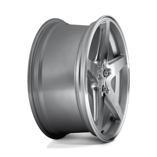 20x8.5 Rotiform R143 LAS-R Gloss Silver Wheel 5x100 (45mm)