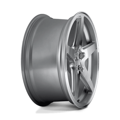 20x8.5 Rotiform R143 LAS-R Gloss Silver Wheel 5x100 (45mm)