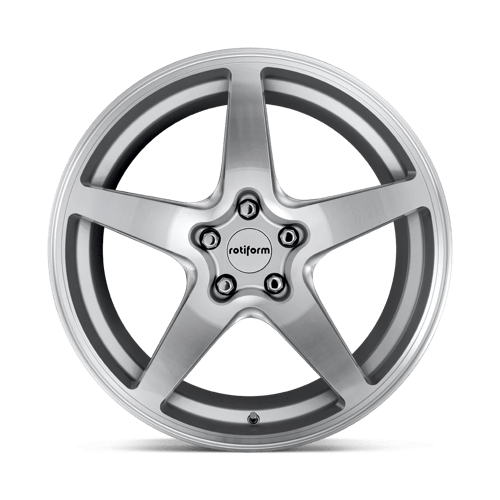 20x8.5 Rotiform R143 LAS-R Gloss Silver Wheel 5x100 (45mm)