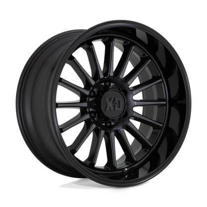 20x10 XD XD857 WHIPLASH Gloss Black With Gray Tint Wheel 5x5.5 (-18mm)