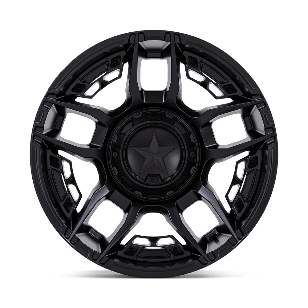 20x9 XD Series XD871 Slash Matte Black Wheel Blank (1mm)