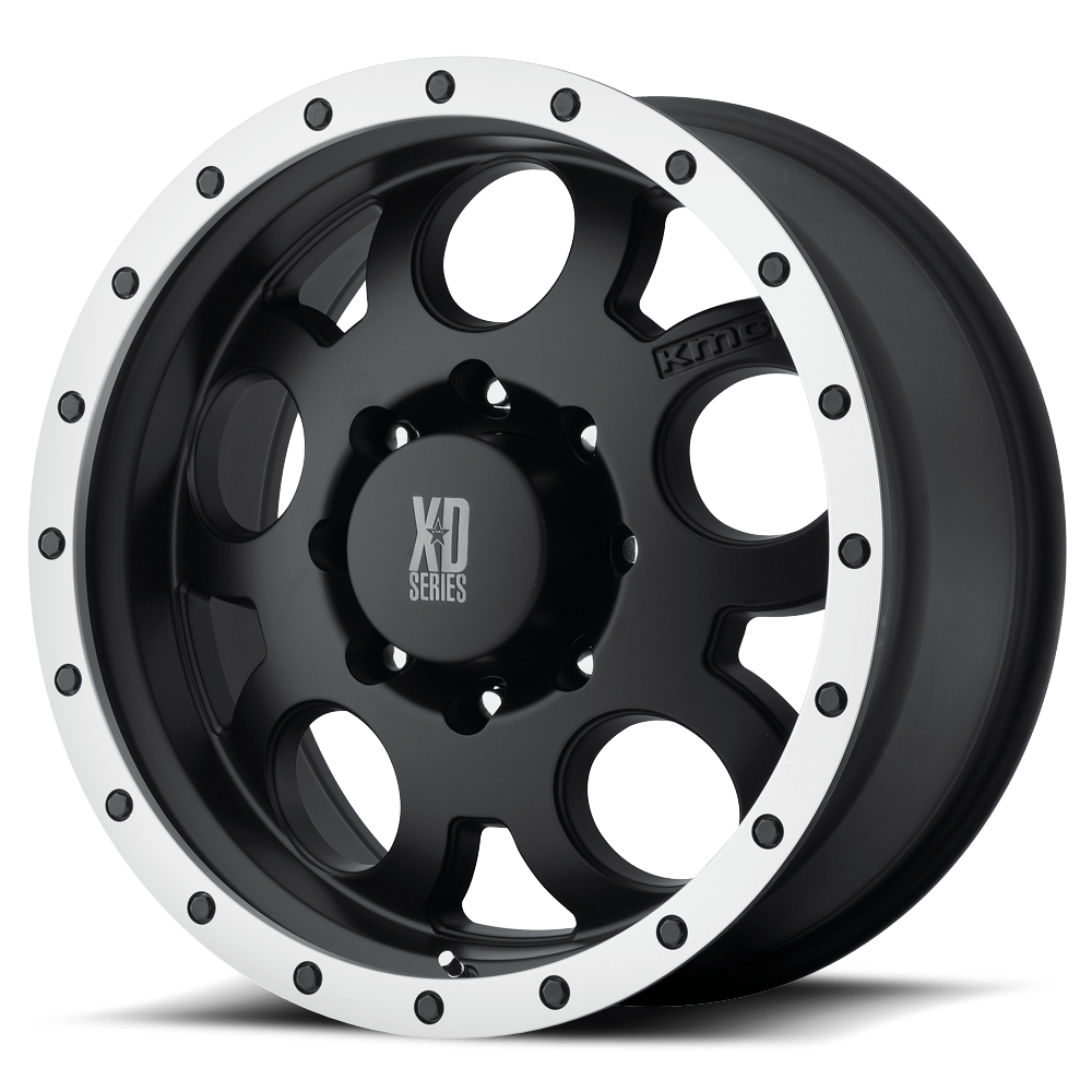 20x9 XD XD125 Matte Black W/ Machined Reinforcing Ring Wheel 6x5.5 (18mm)