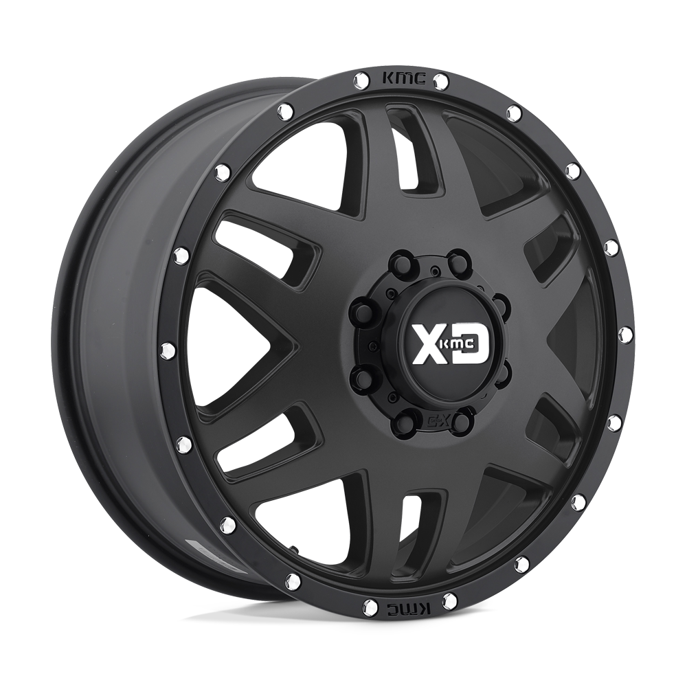 17x6.5 XD XD130 MACHETE DUALLY Rear Sat Blk Wheel 8X200 (-155mm)