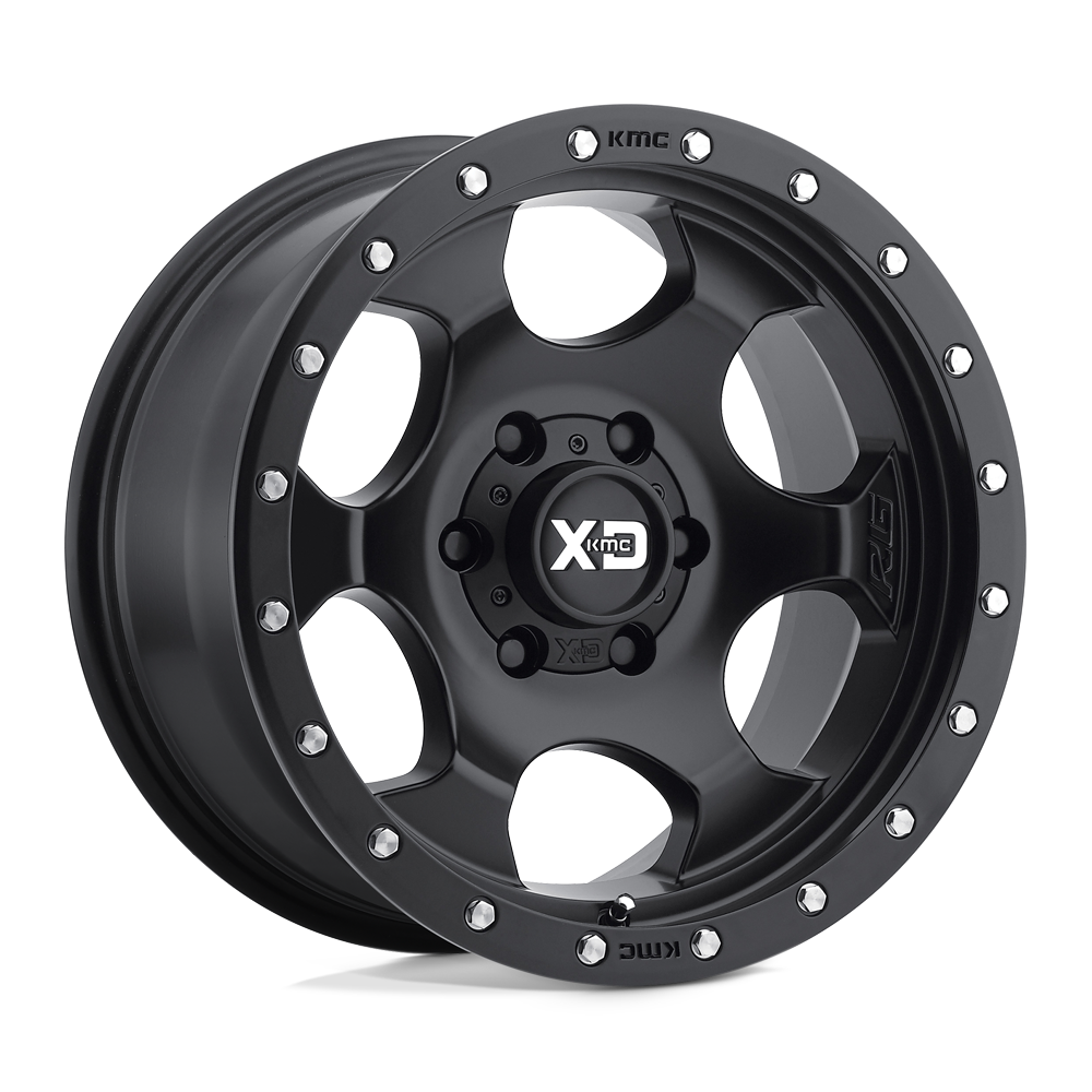 17x9 XD XD131 RG1 Satin Black With Reinforcing Ring Wheel 6x5.5 (-12mm)