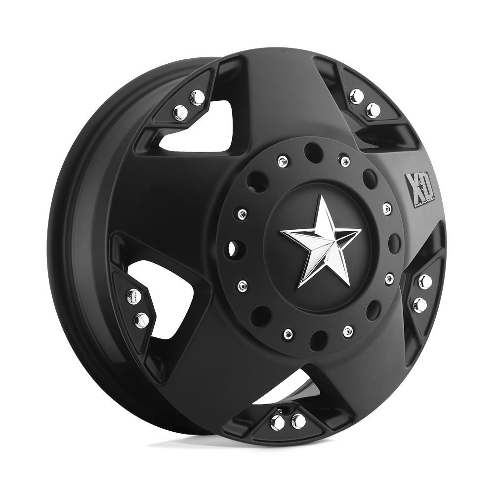 17x8 XD XD775 ROCKSTAR Matte Black - Front Wheel 5x4.5/5x4.75 (10mm)