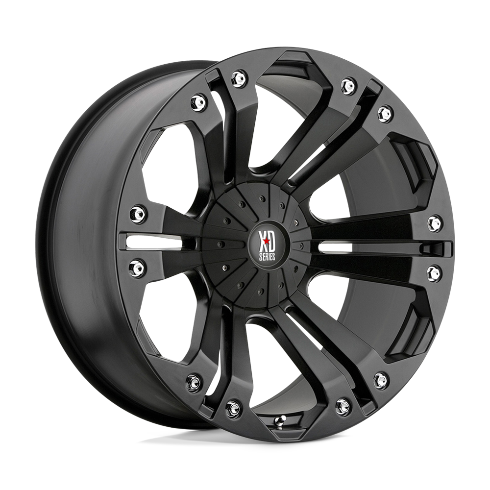 18x9 XD XD778 MONSTER Matte Black Wheel 8x170 (-12mm)
