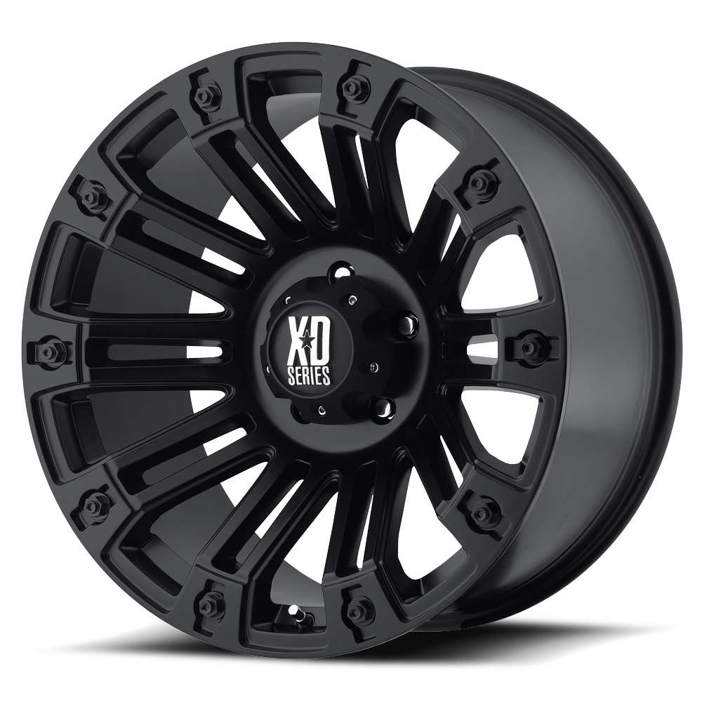 20x10 XD XD810 BRIGADE Satin Black Wheel 5x5 (-24mm)