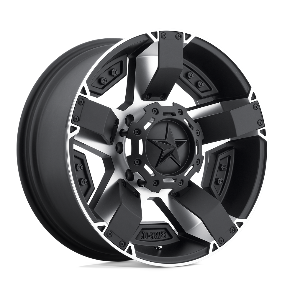17x8 XD XD811 ROCKSTAR II Matte Black Machined Wheel 6x135/6x5.5 (10mm)
