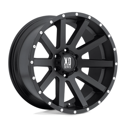 18x8 XD Series XD818 Heist Satin Black Wheel 5x4.5 (35mm)