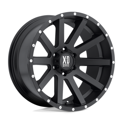 18x8 XD Series XD818 Heist Satin Black Wheel 5x4.5 (35mm)