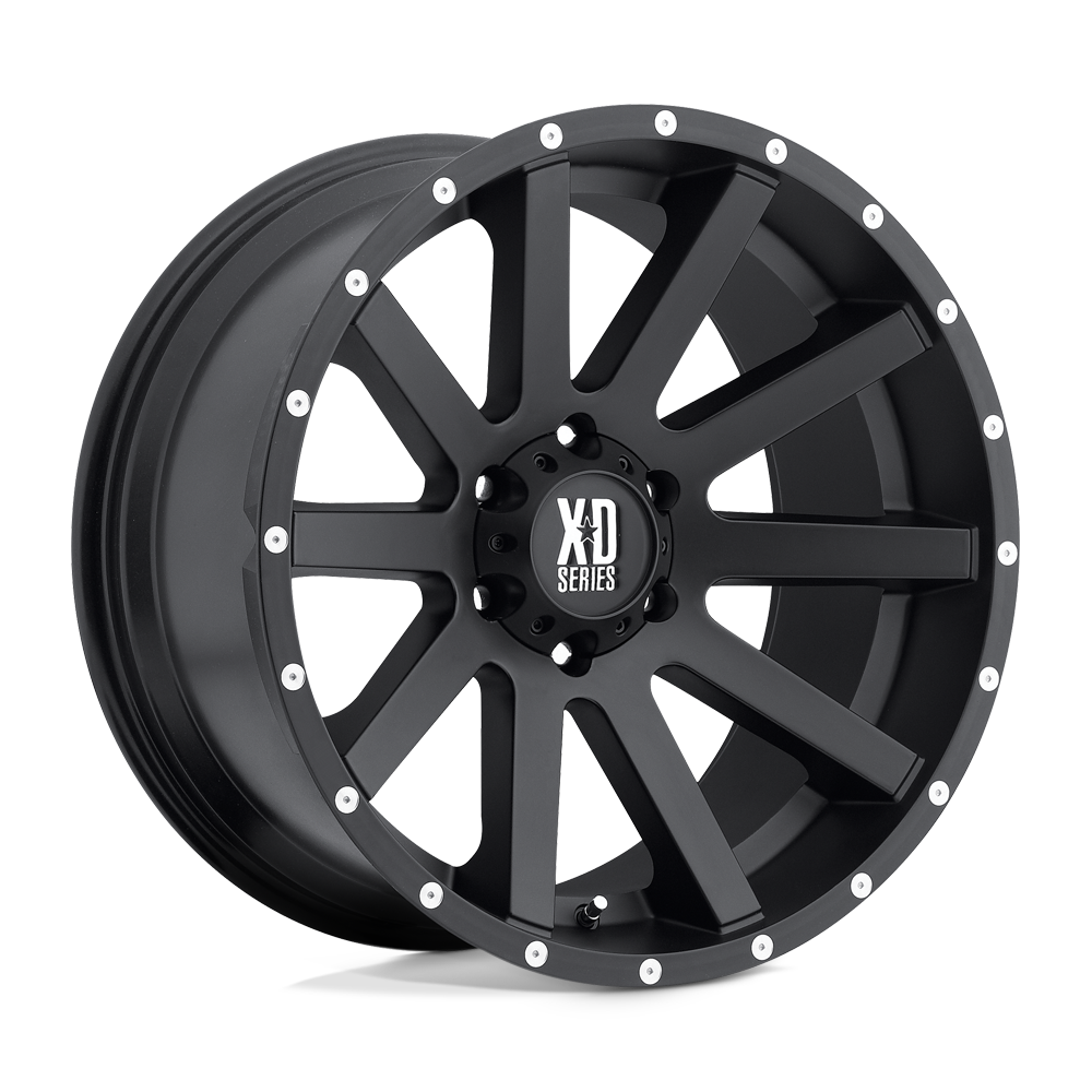 20x9 XD XD818 HEIST Satin Black Wheel 6x4.5 (30mm)