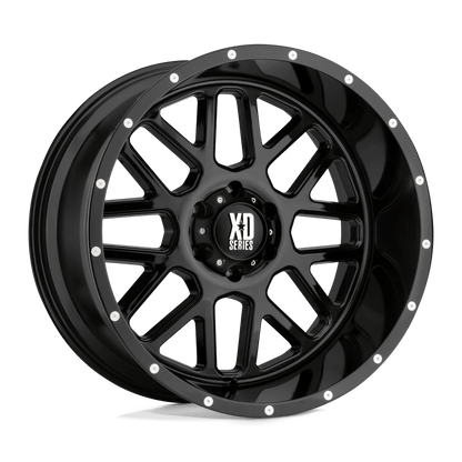 18x9 XD XD820 Grenade Gloss Black Wheel 8x6.5 (-12mm)