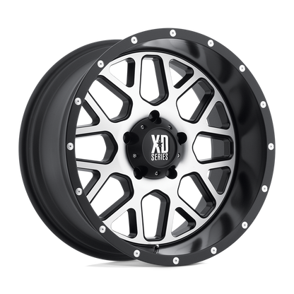 20x9 XD XD820 Grenade Satin Black Machined Face Wheel 5x150 (0mm)