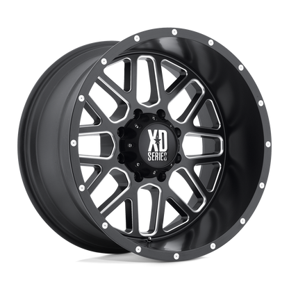 20x9 XD XD820 Grenade Satin Black Milled Wheel 5x150 (25mm)
