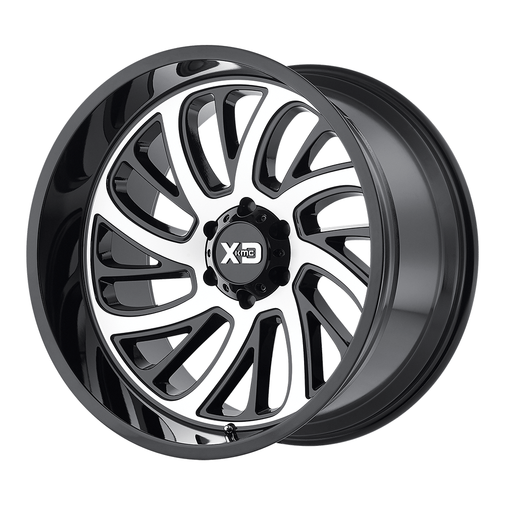 20x10 XD XD826 SURGE Gloss Black With Machined Face Wheel 5x5 (-24mm)