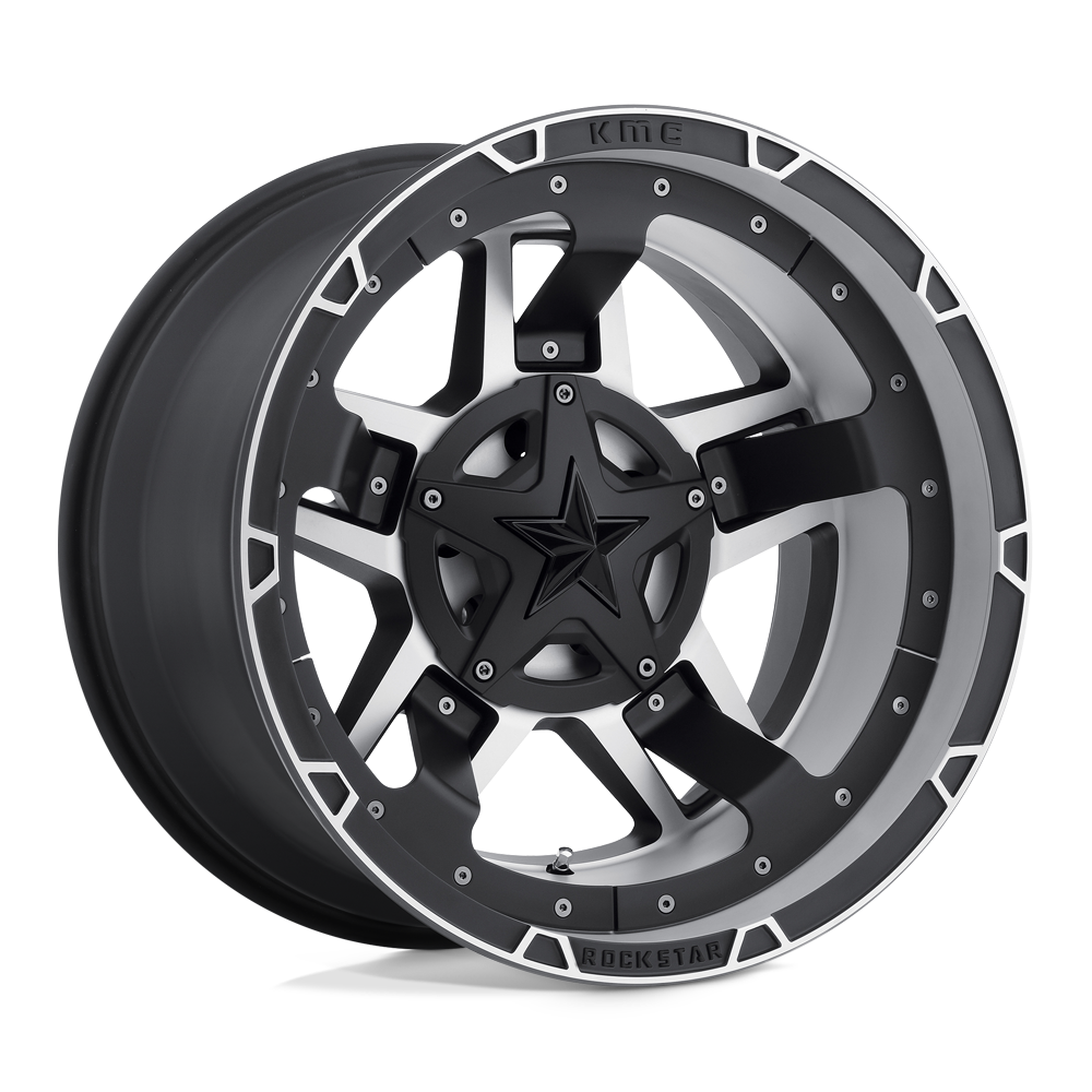 20x9 XD XD827 ROCKSTAR III Matte Black Machined Wheel 8x180 (-12mm)