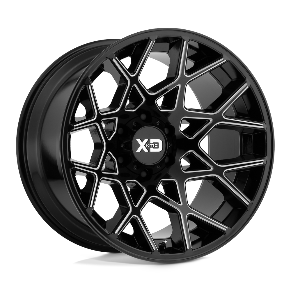 22x12 XD XD831 CHOPSTIx Gloss Black Milled Wheel 6x5.5 (-44mm)
