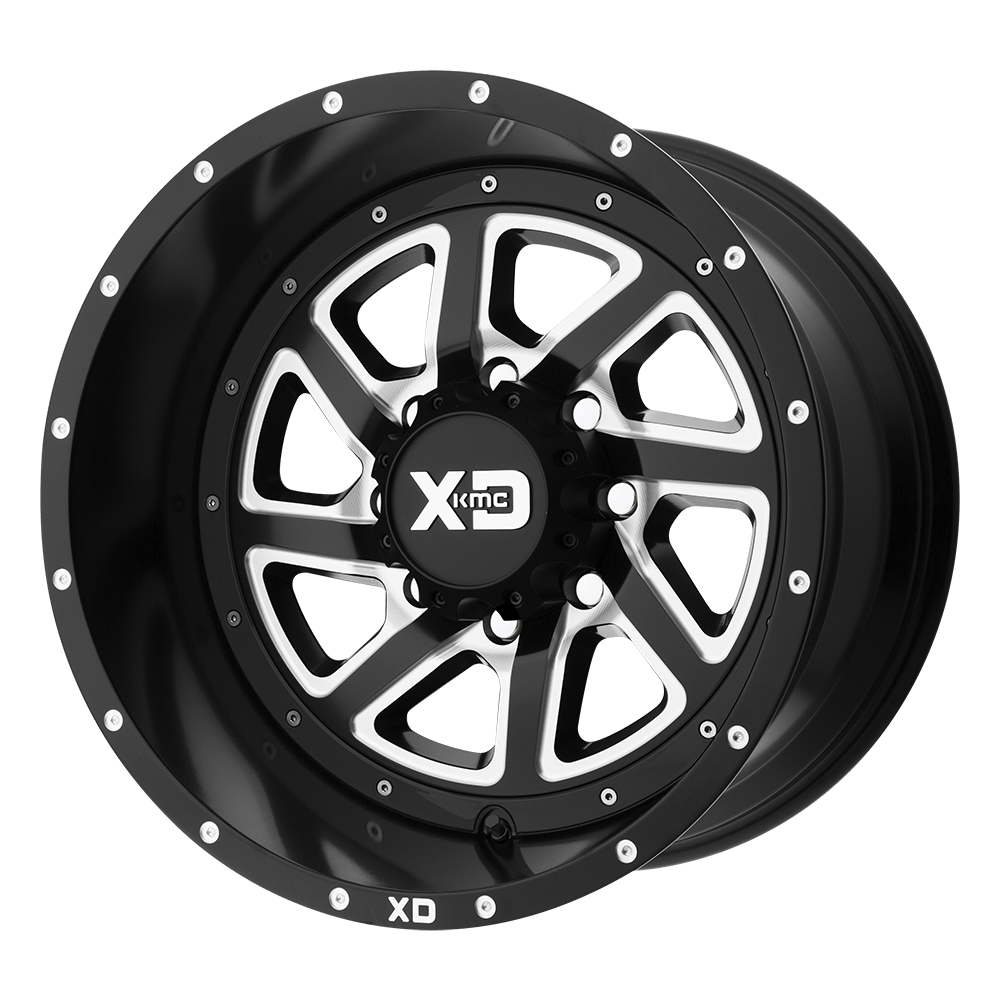 22x14 XD Series XD833 Black Milled Wheel 6x5.5 (-76mm)