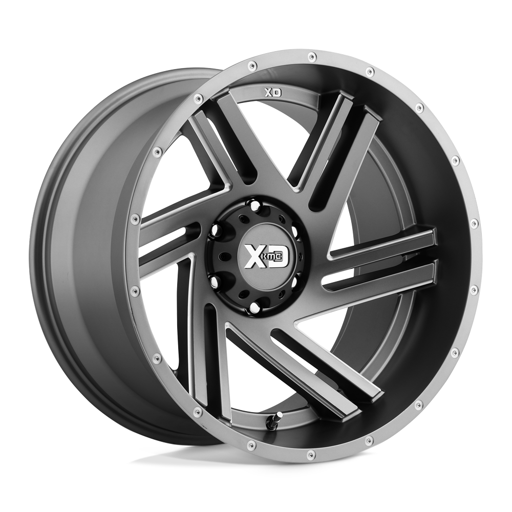 17x9 XD XD835 SWIPE Satin Gray Milled Wheel 5x120 (30mm)