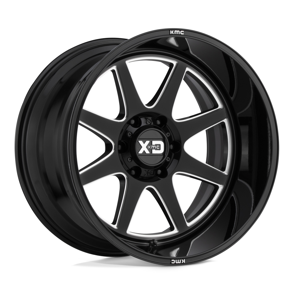 20x9 XD XD844 PIKE Gloss Black Milled Wheel 6x4.5 (18mm)