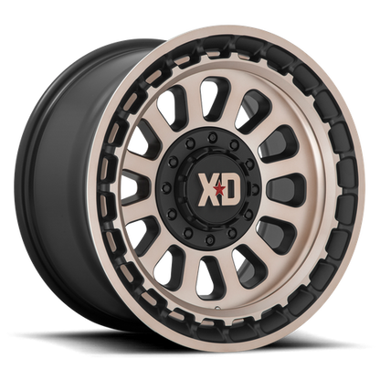 17x9 XD XD856 OMEGA Satin Black With Bronze Tint Wheel 6x120/6x5.5 (18mm)