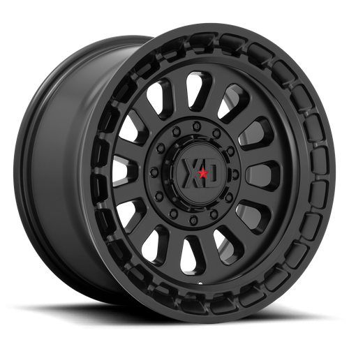 20x10 XD XD856 OMEGA Satin Black Wheel 8x180 (-18mm)