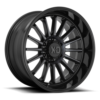 20x10 XD XD857 WHIPLASH Gloss Black With Gray Tint Wheel 8x180 (-18mm)